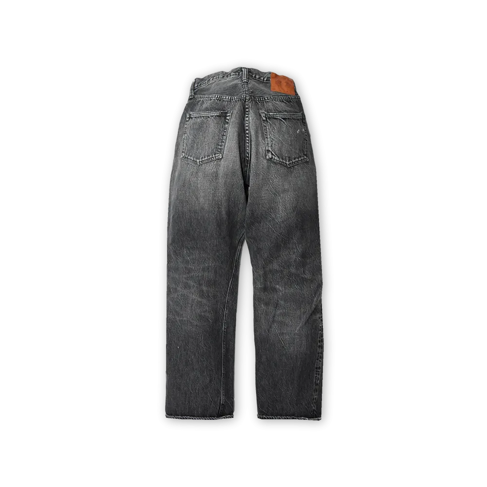 0105BKHW - Wide Black Denim Dartford