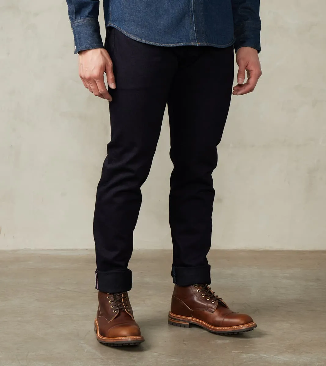 0306-IBSP - Tight Tapered - 15.7oz Indigo x Black