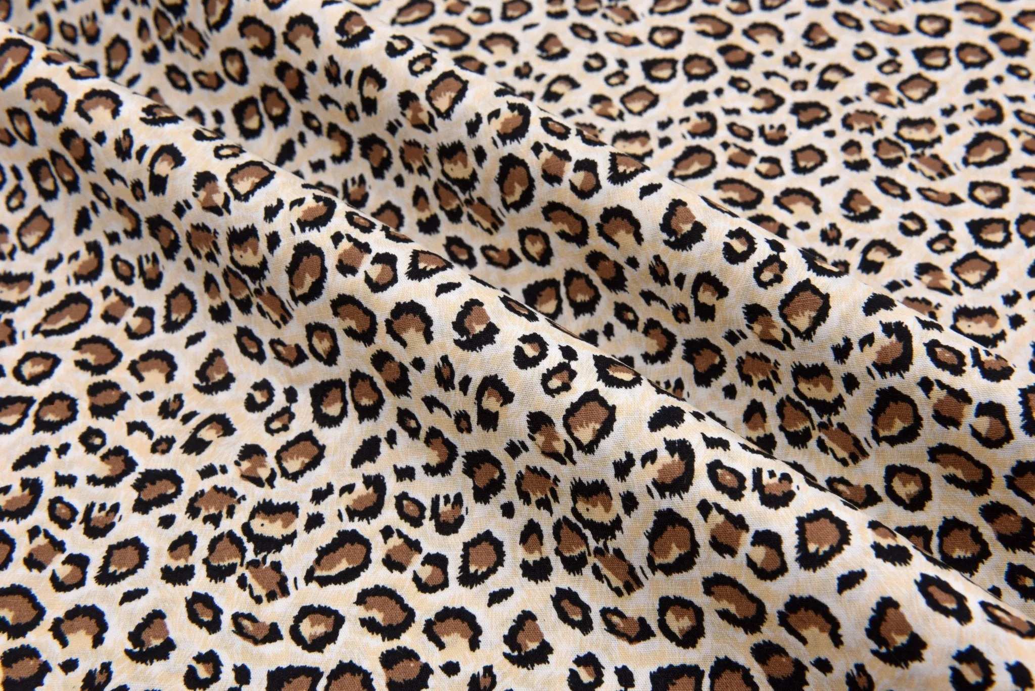 100% Cotton Loom Line  Cheetah Print Fabric - 058
