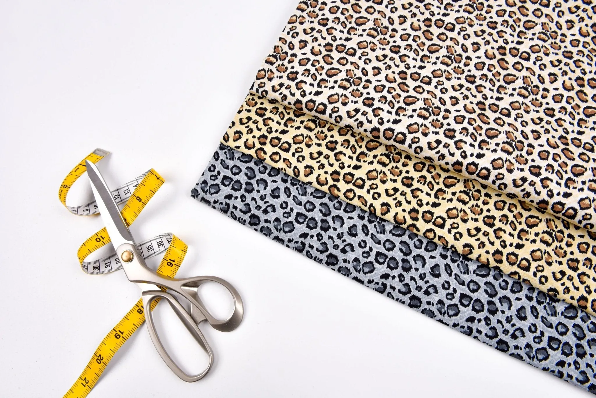 100% Cotton Loom Line  Cheetah Print Fabric - 058