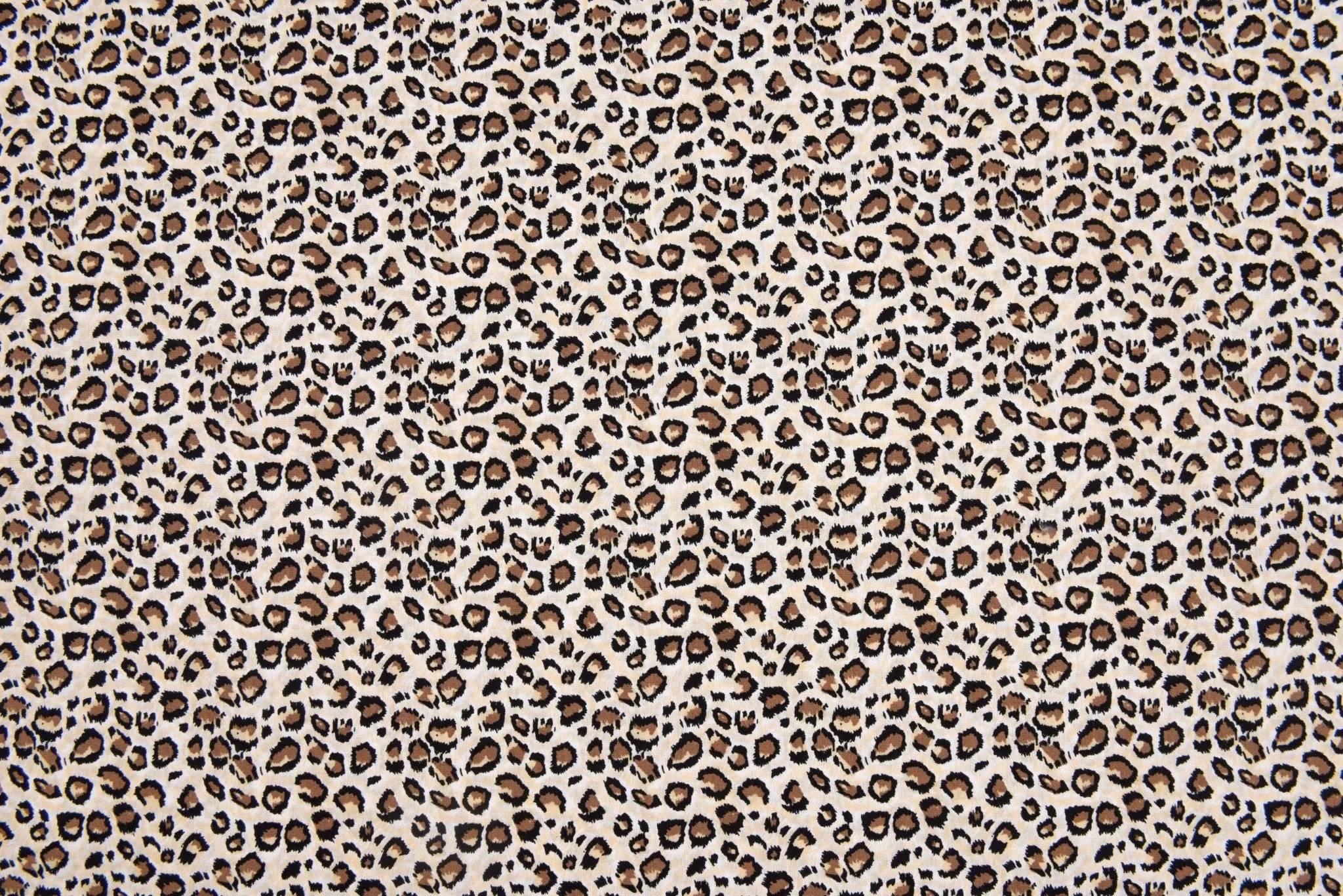 100% Cotton Loom Line  Cheetah Print Fabric - 058