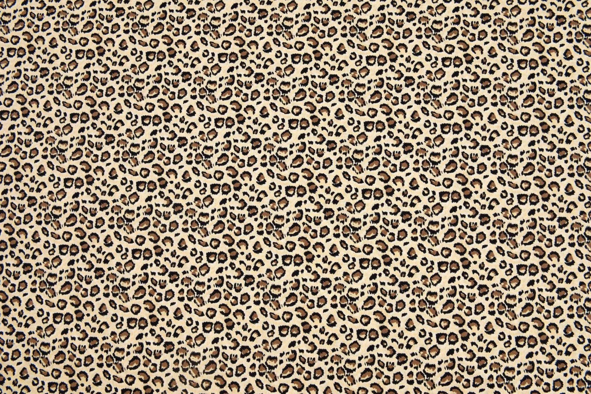 100% Cotton Loom Line  Cheetah Print Fabric - 058