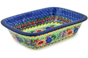 10" Rectangular Baker - Splendid Meadow