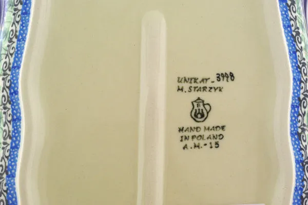 11" Rectangular Baker - Splendid Blue Bell