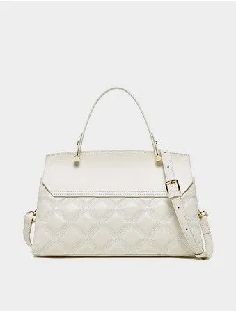28CM Large Capacity Commuter Fashion Handheld Tote Bag 2868 off white