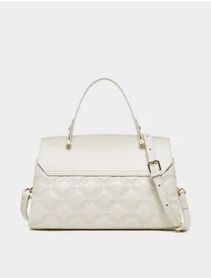 28CM Large Capacity Commuter Fashion Handheld Tote Bag 2868 off white