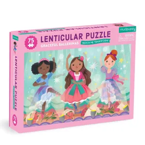 75 PC Lenticular Graceful Ballerinas Puzzle