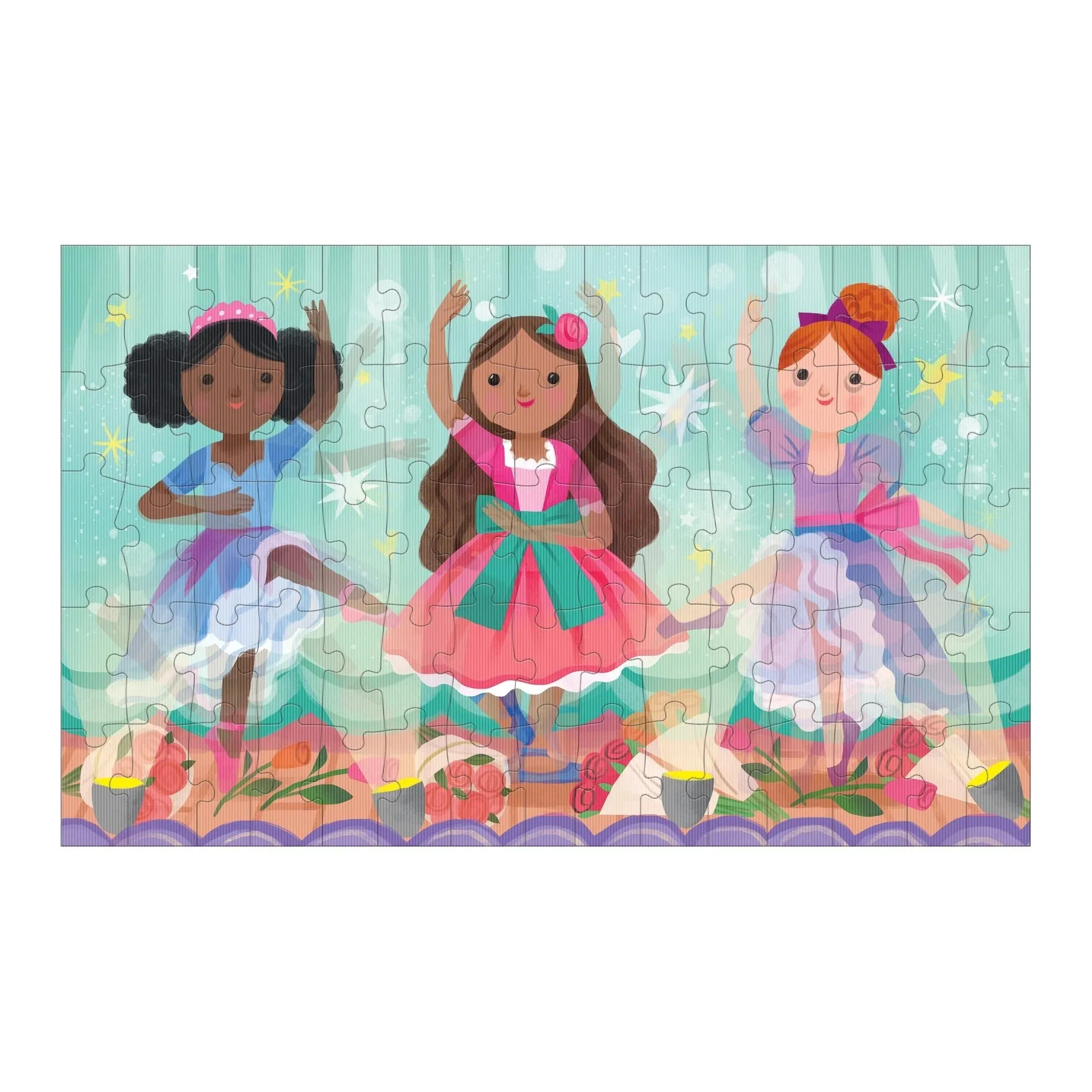 75 PC Lenticular Graceful Ballerinas Puzzle