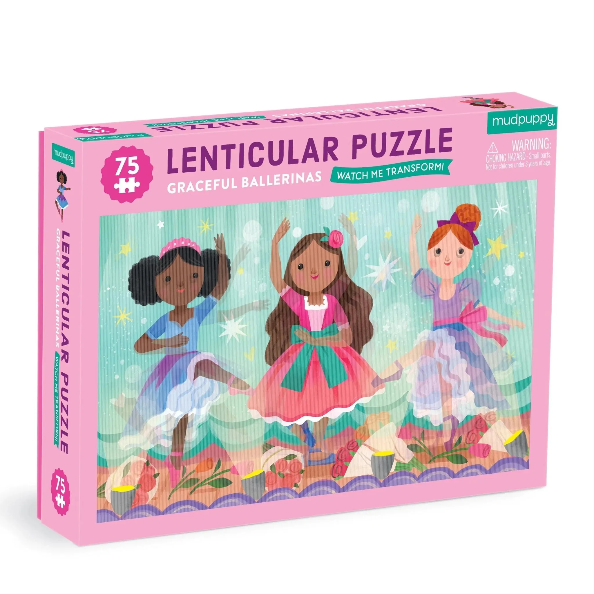 75 PC Lenticular Graceful Ballerinas Puzzle