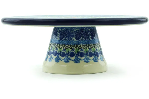 8" Cake Stand - Splendid Blue Bell