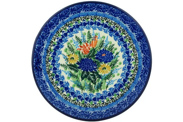 8" Cake Stand - Splendid Blue Bell