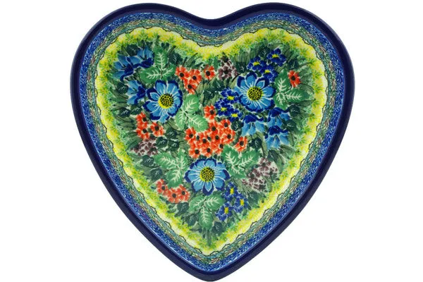 8" Heart Shaped Bowl - Splendid Meadow