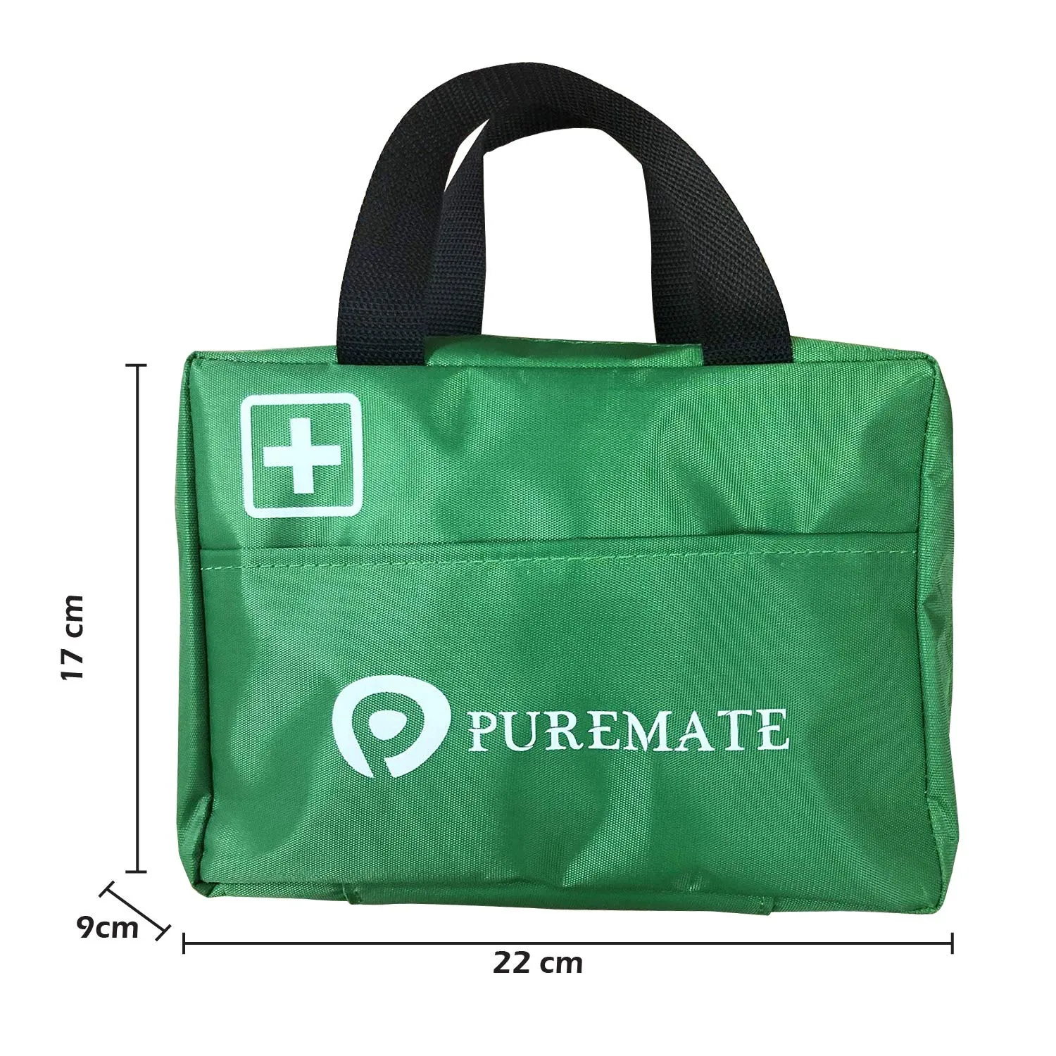 96 Piece Premium First Aid Kit Bag - Includes Eyewash, 2 x Cold (Ice) Packs and Emergency Blanket for Home, Office, Car, Caravan, Workplace, Travel