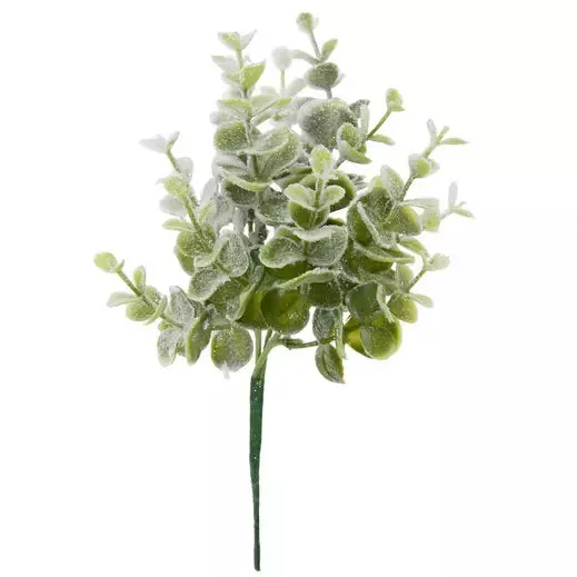 9" Snowy Eucalyptus Pick