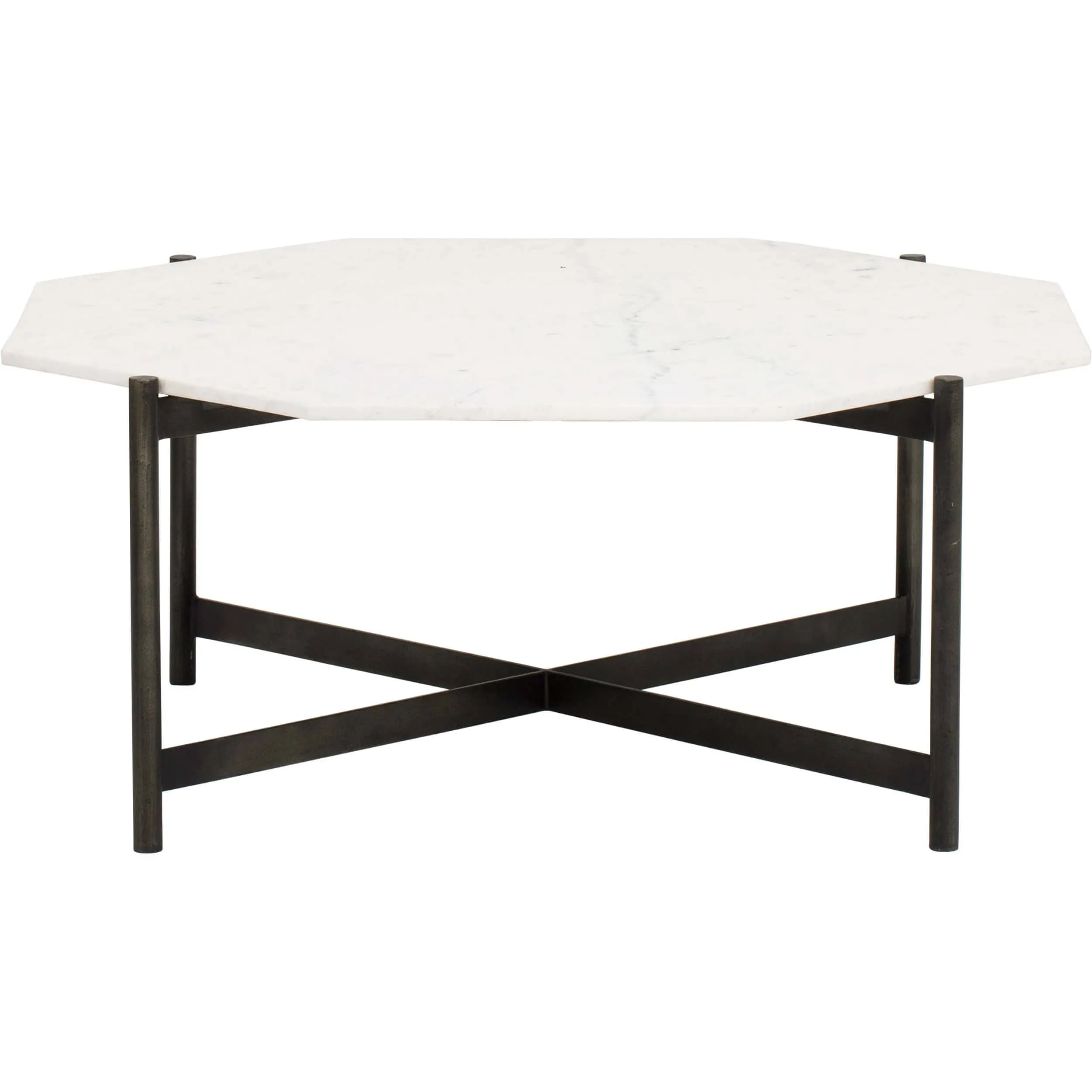 Adair Coffee Table, Hammered Grey