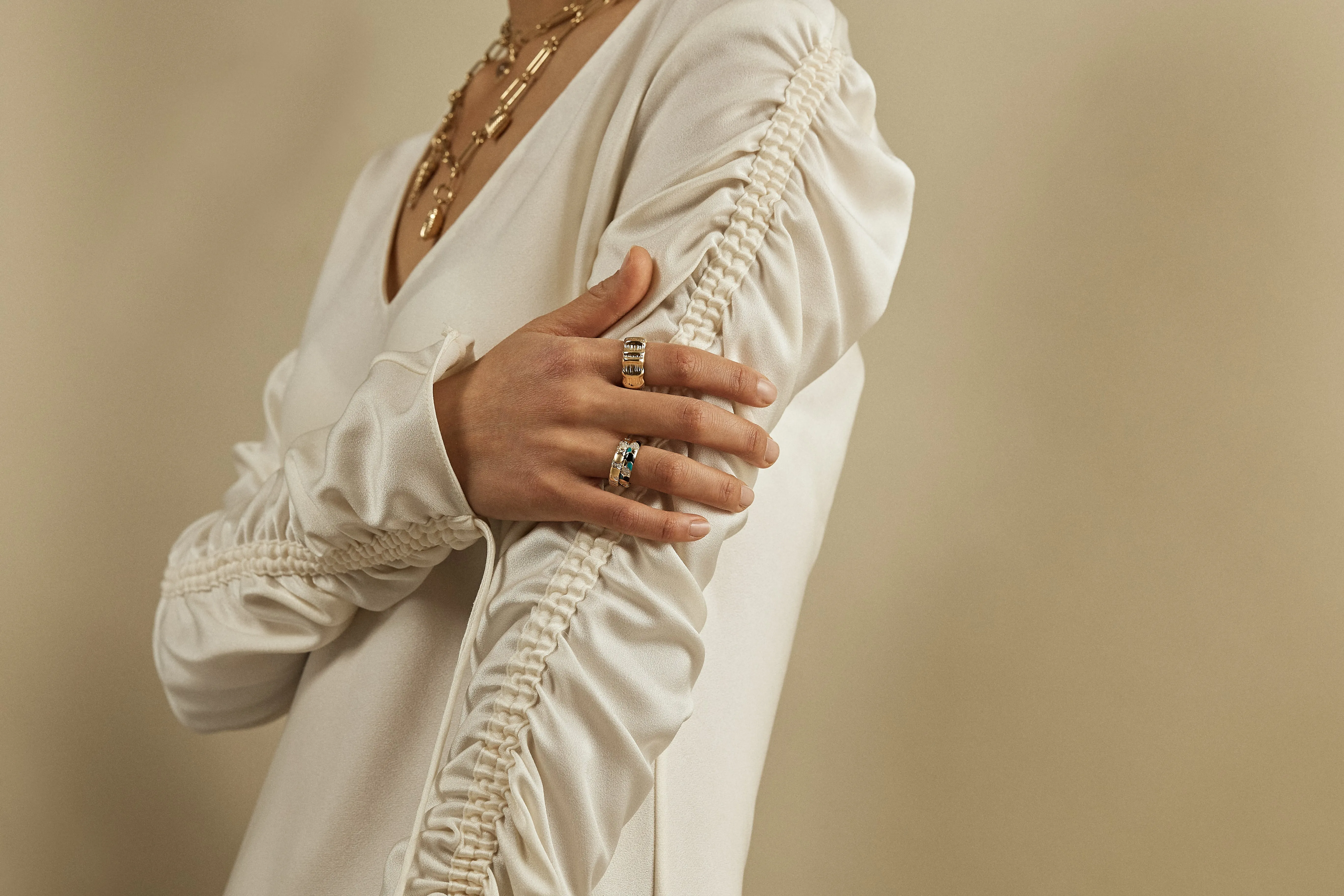 Aegean Ring - Gold and Diamonds