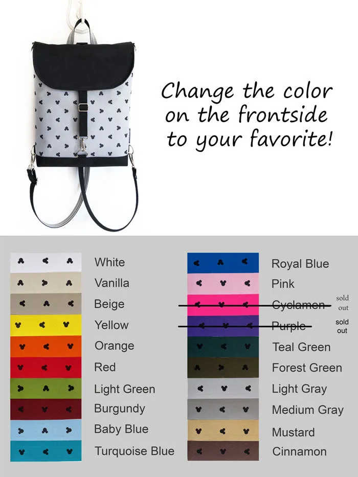 Aesthetic Mickey Backpack and Purse by ArisBags