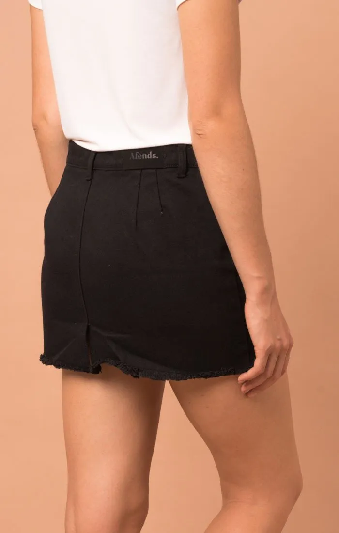 Afends Womens Coupe - Denim Skirt