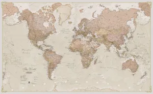 Antique World Map by Maps International (2016)