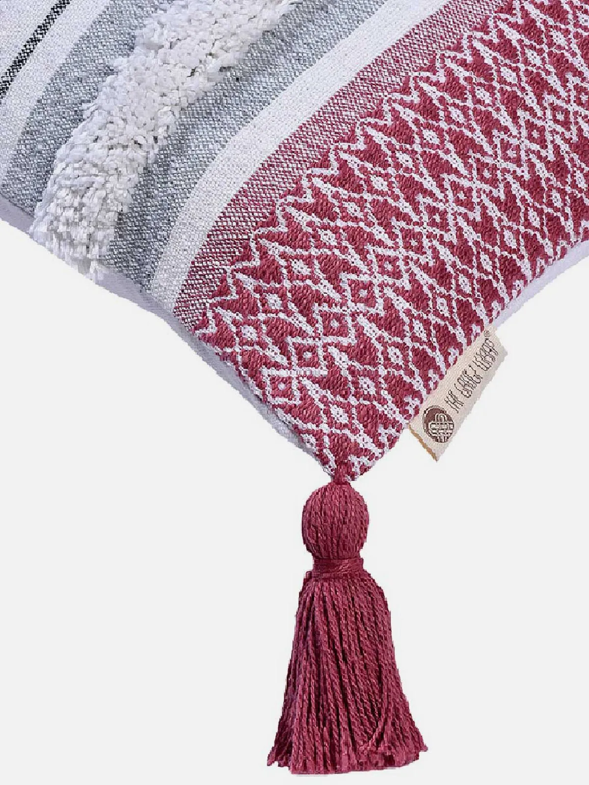 Atrisuta Solids Cushion Cover Muted Scarlet