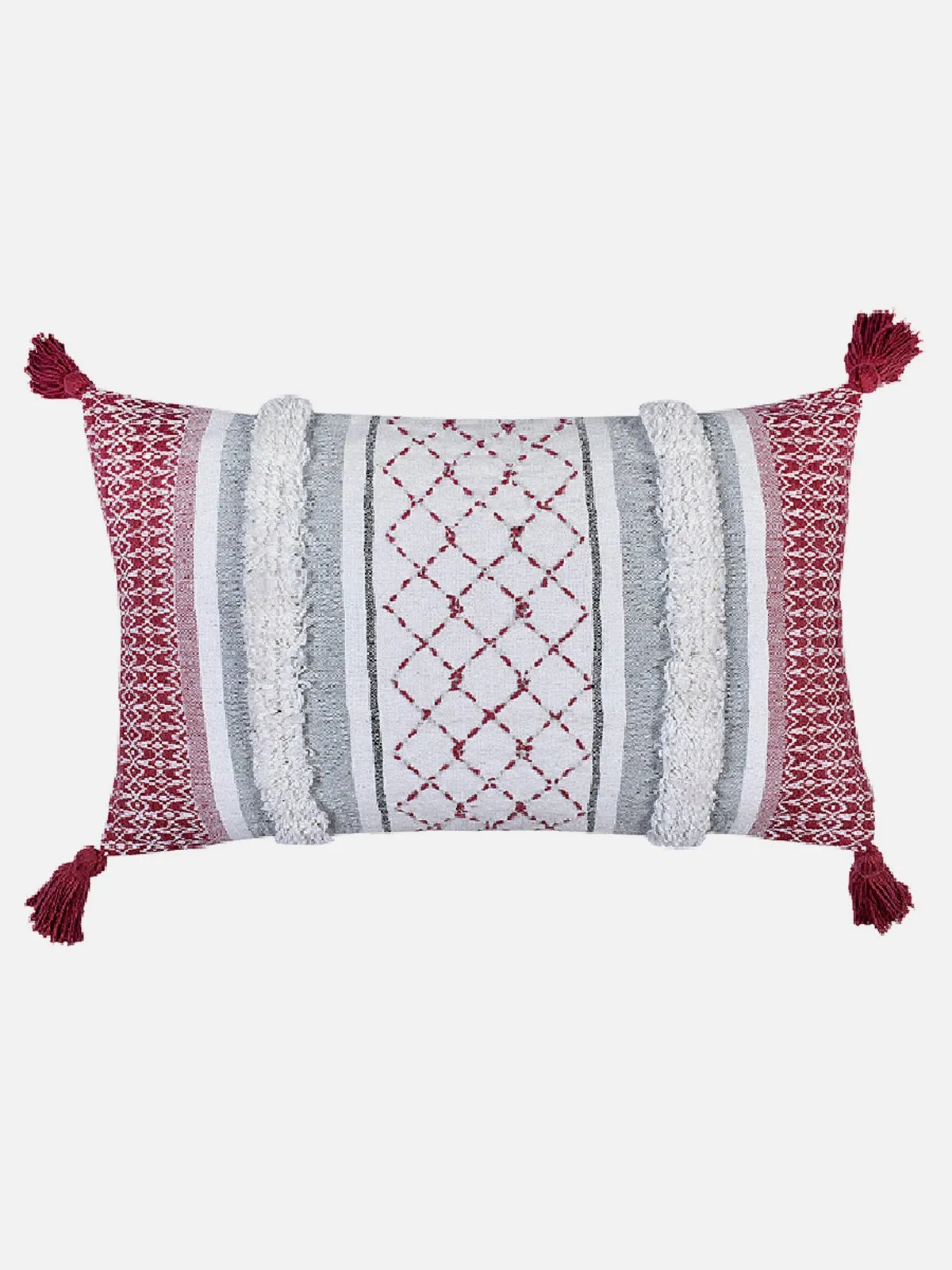 Atrisuta Solids Cushion Cover Muted Scarlet