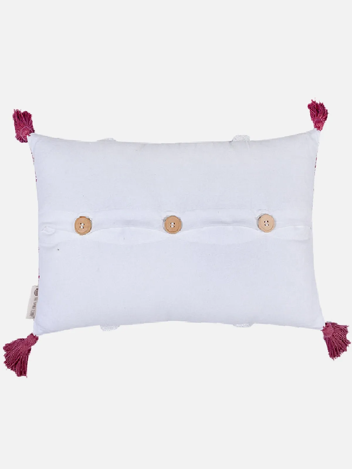Atrisuta Solids Cushion Cover Muted Scarlet