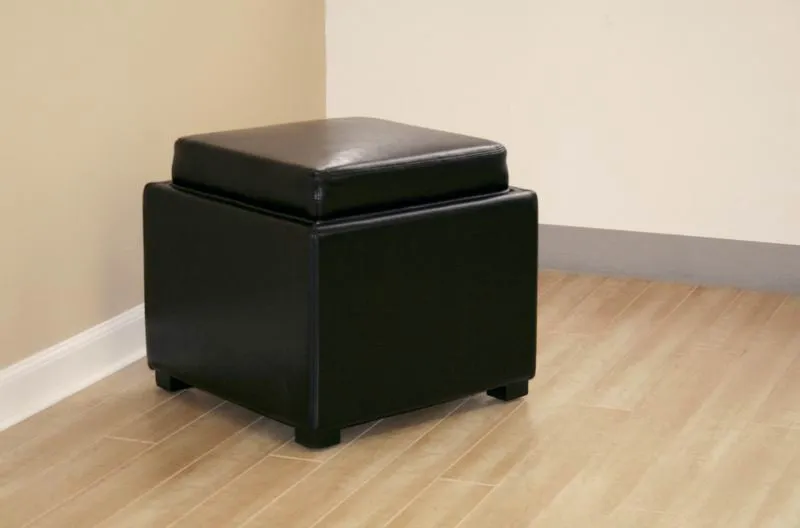 Baxton Studio Tate Storage Ottoman