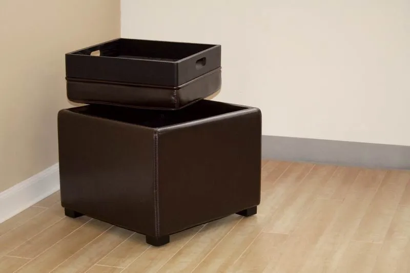 Baxton Studio Tate Storage Ottoman