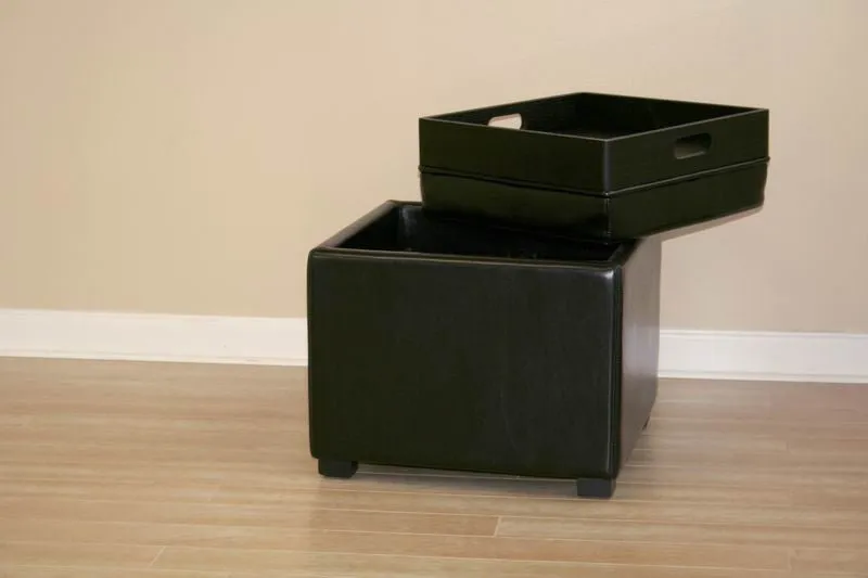 Baxton Studio Tate Storage Ottoman