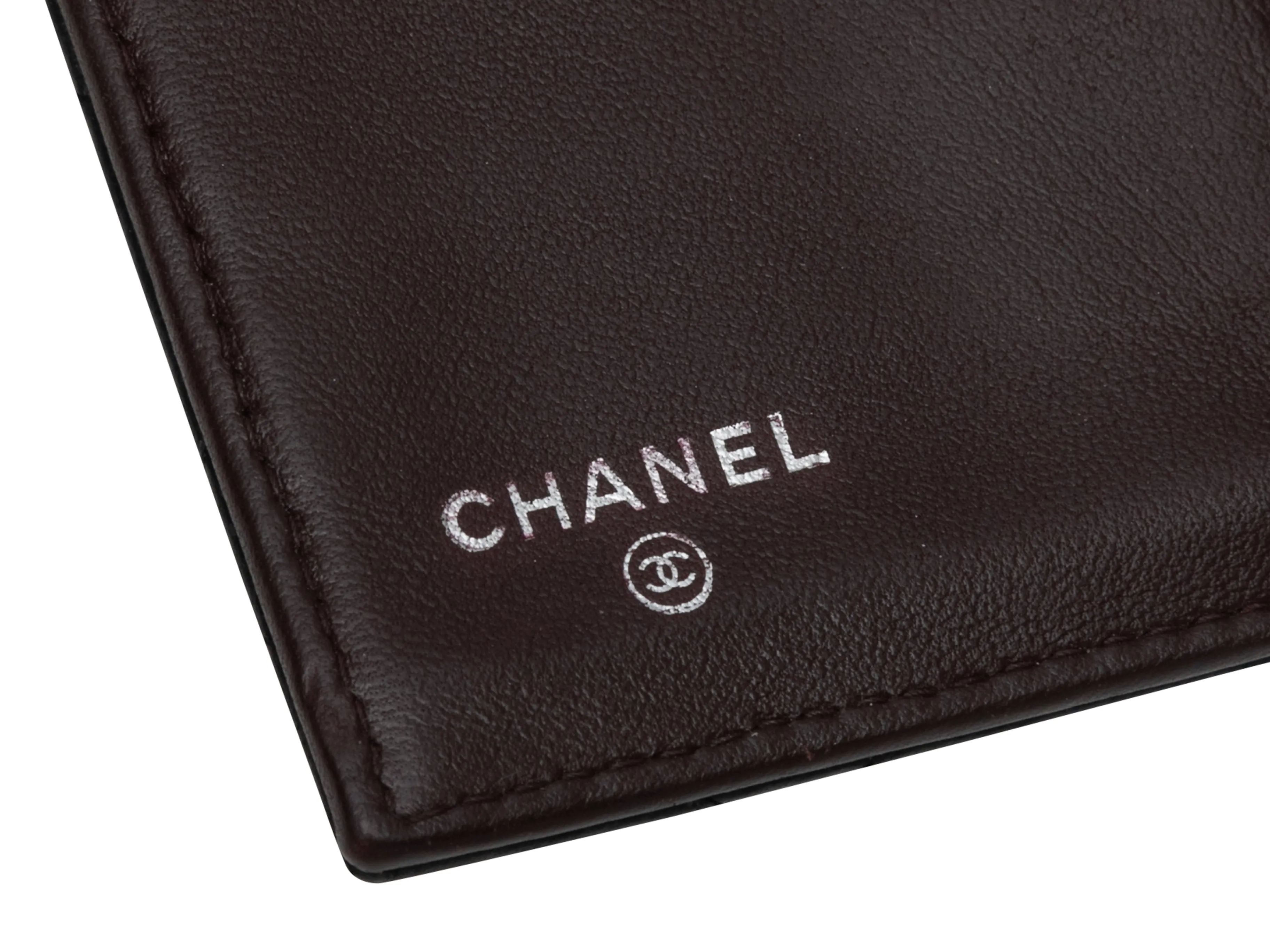 Black Chanel Quilted Lambskin Continental Wallet