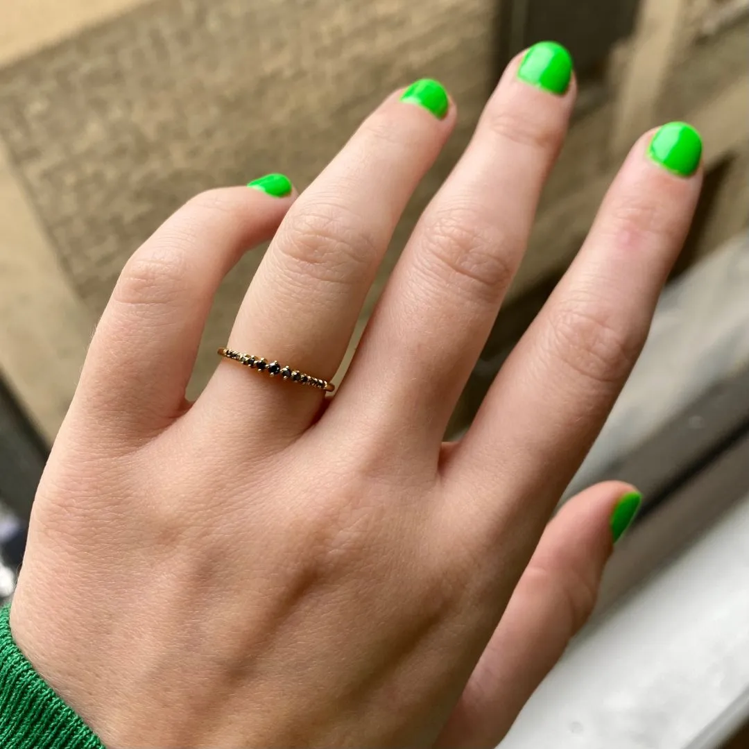 Black Diamond Prelude Ring (ready to ship option)*