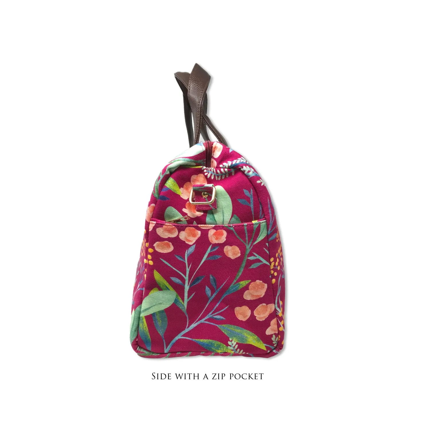Blushing Meadow Duffle Bag