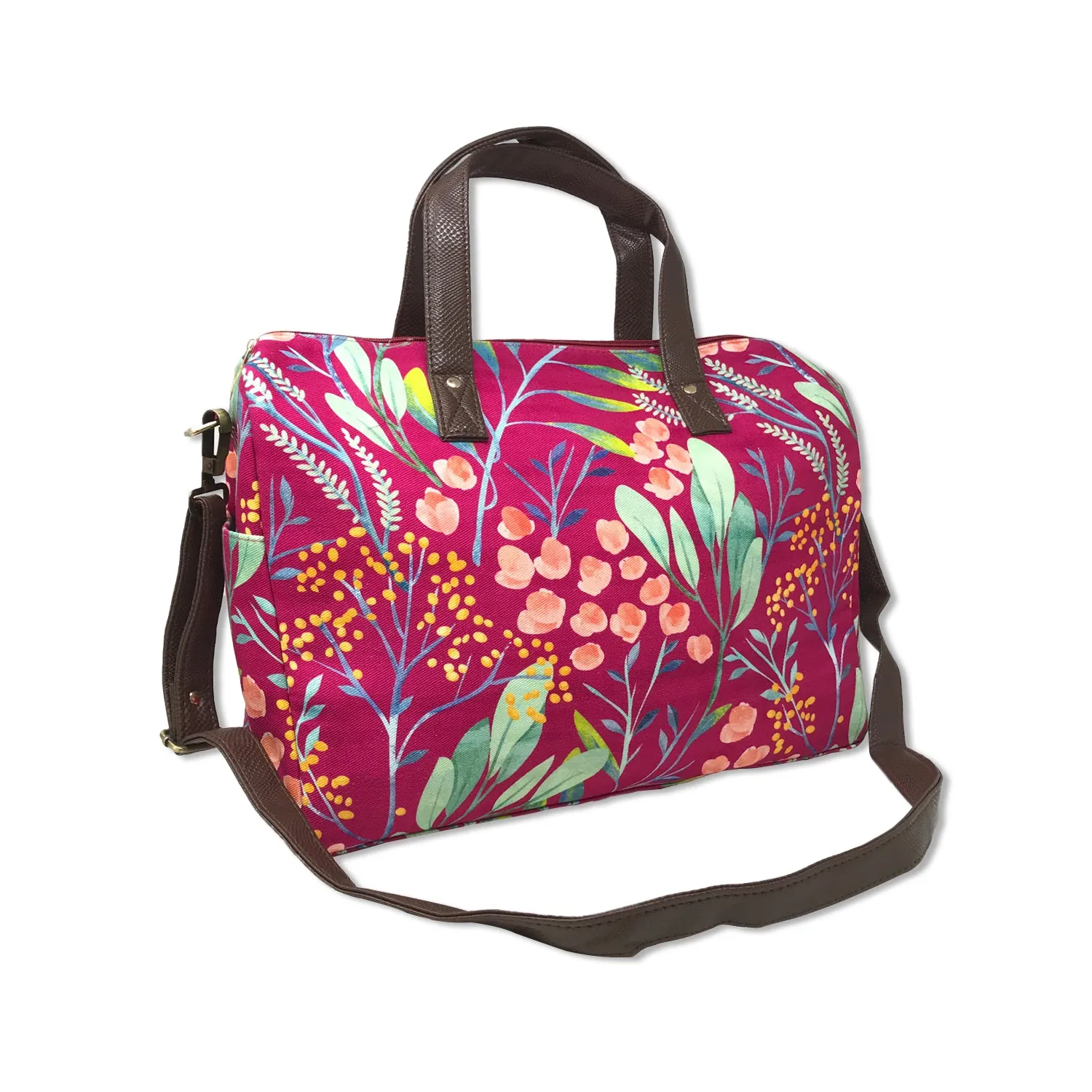 Blushing Meadow Duffle Bag