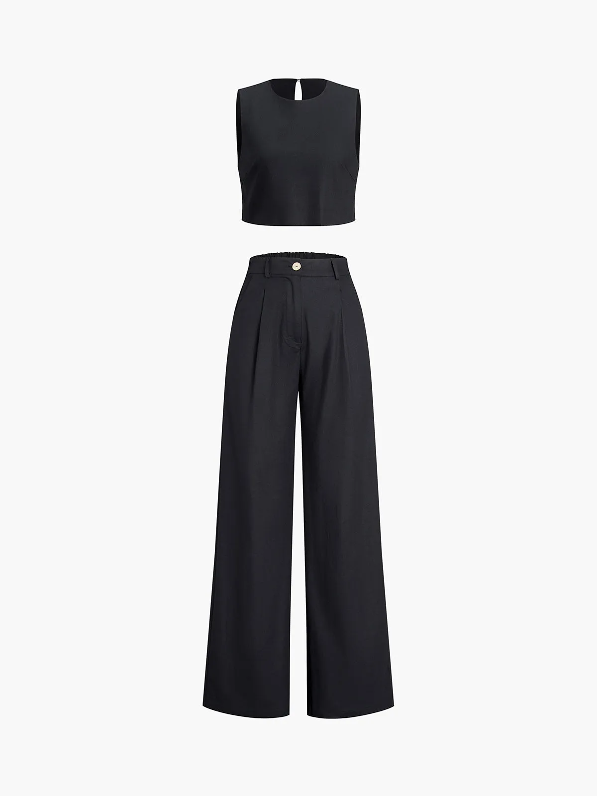Boho Two Graceful Piece Pants Set