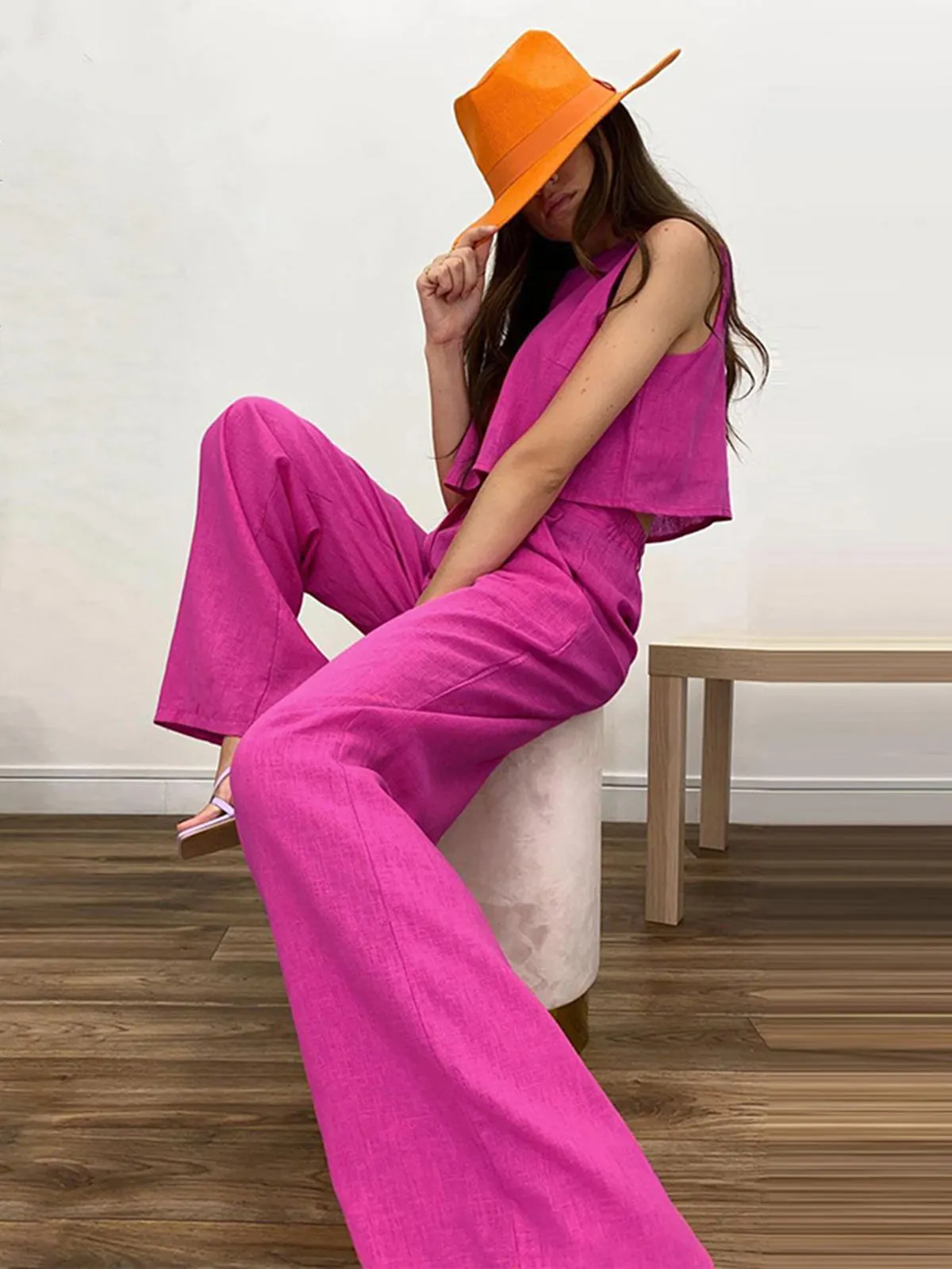 Boho Two Graceful Piece Pants Set