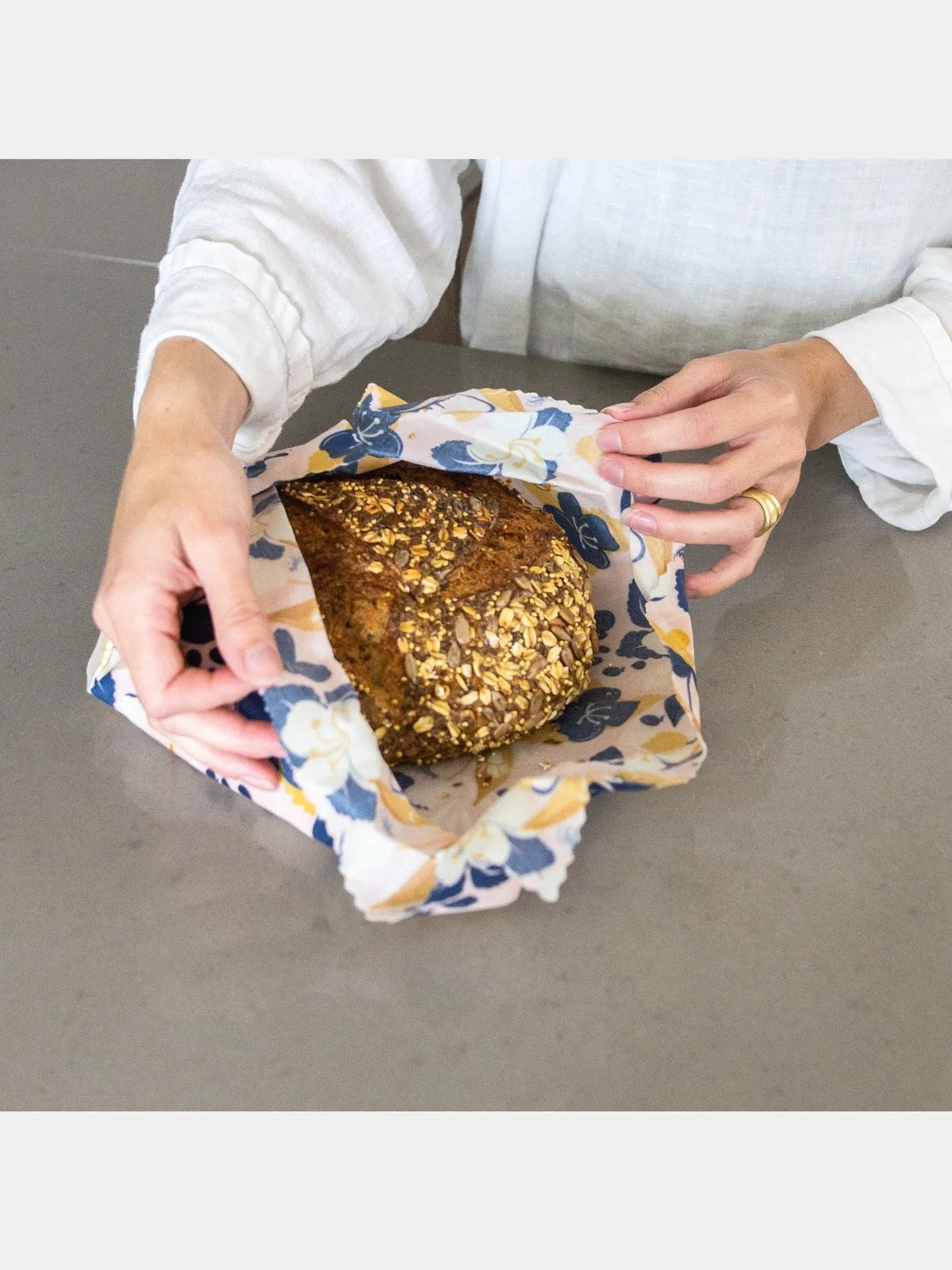 Bread Bag Set: Amber Blueberry