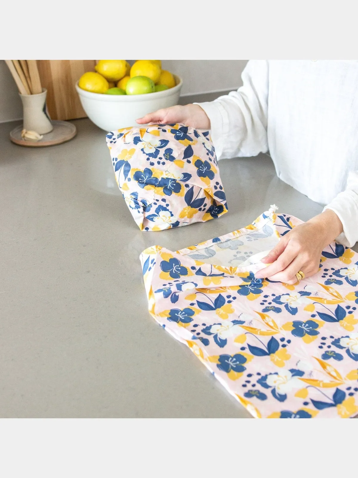 Bread Bag Set: Amber Blueberry