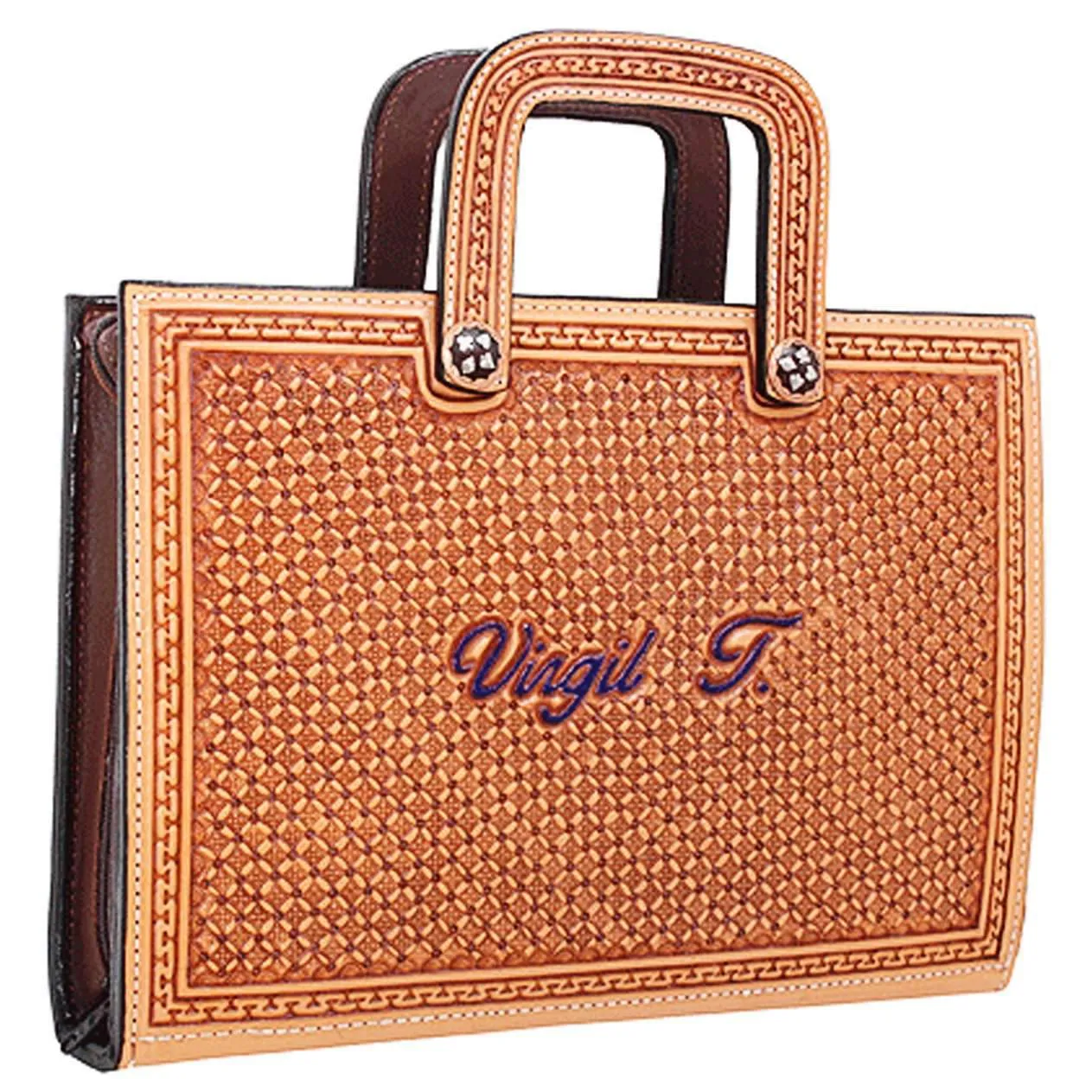 BRIEFCASE14 - Star Tooled Briefcase