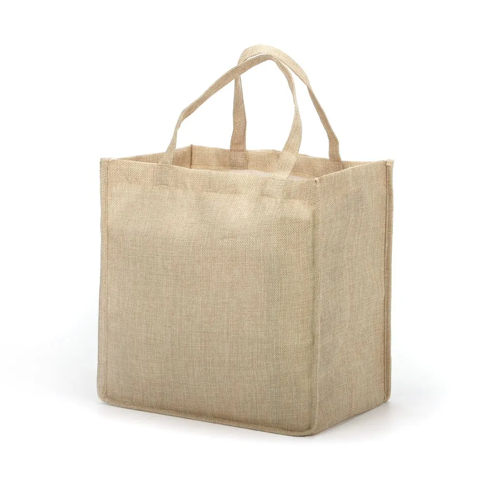 Burlap Tote Bag Natural - 30 x 30 x 19 cm