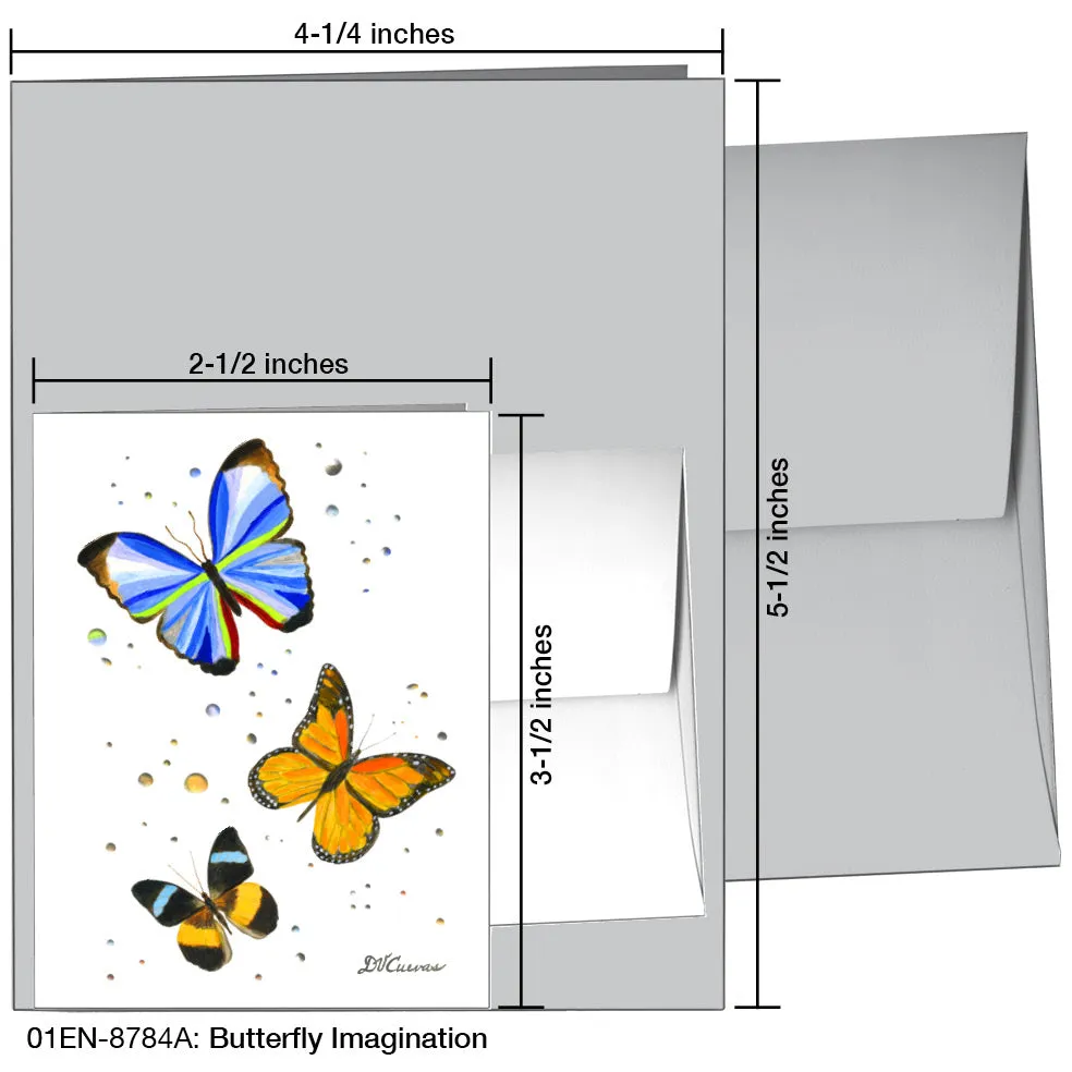 Butterfly Imagination, Greeting Card (8784A)