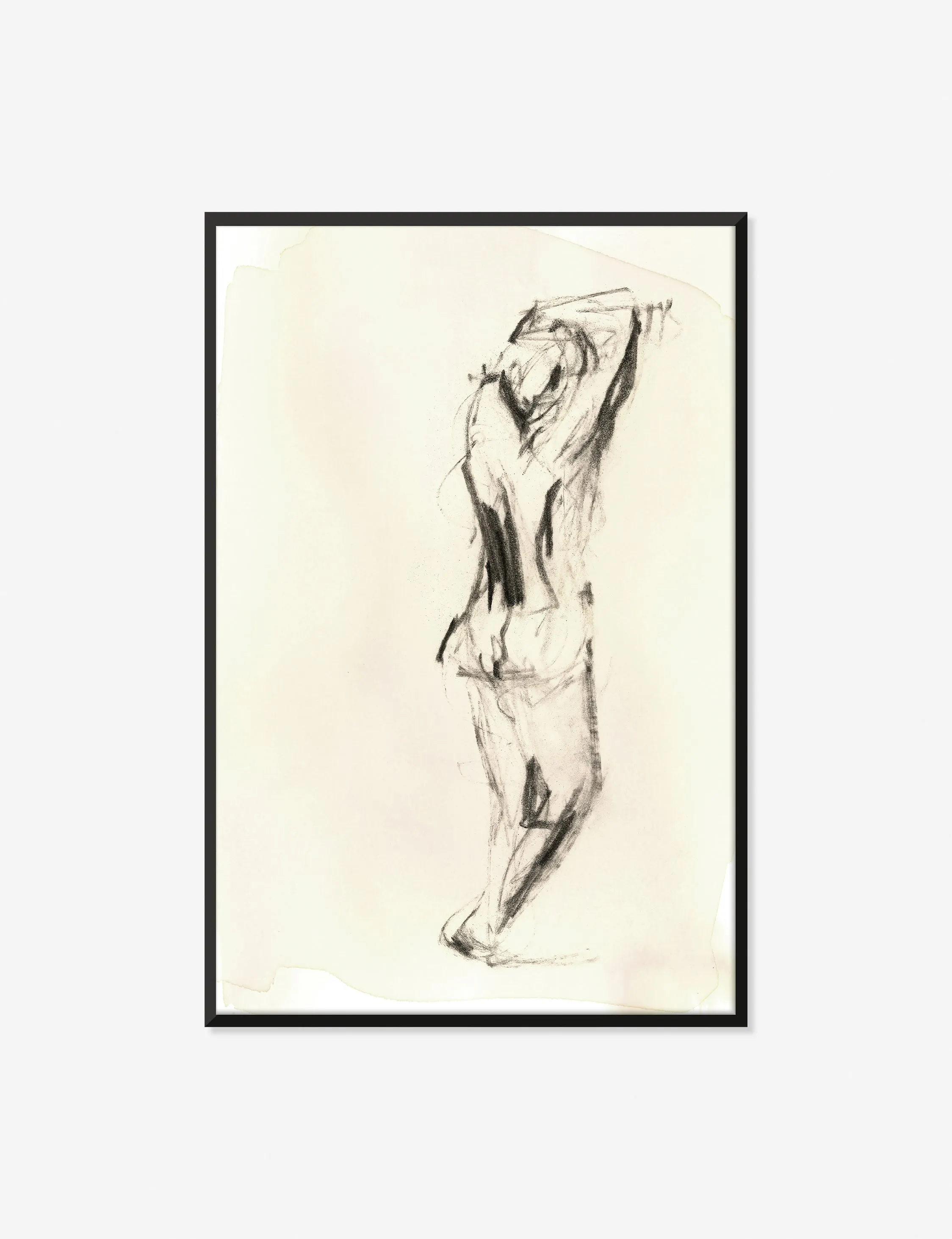 Charcoal Nudes 3 Wall Art by ZBC House