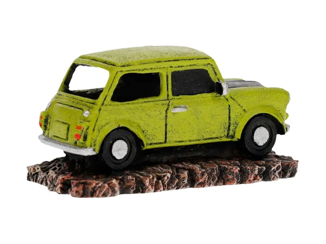 classic car British 12x6,5x5,5cm green