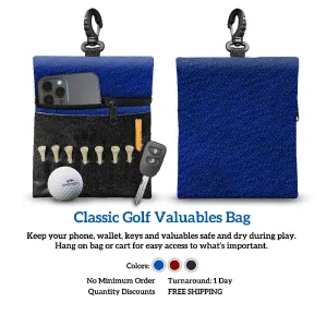 Classic Golf Valuables Bag
