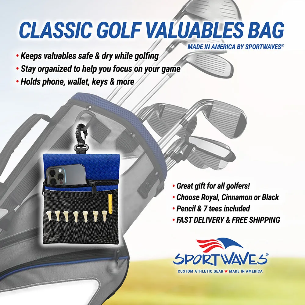 Classic Golf Valuables Bag