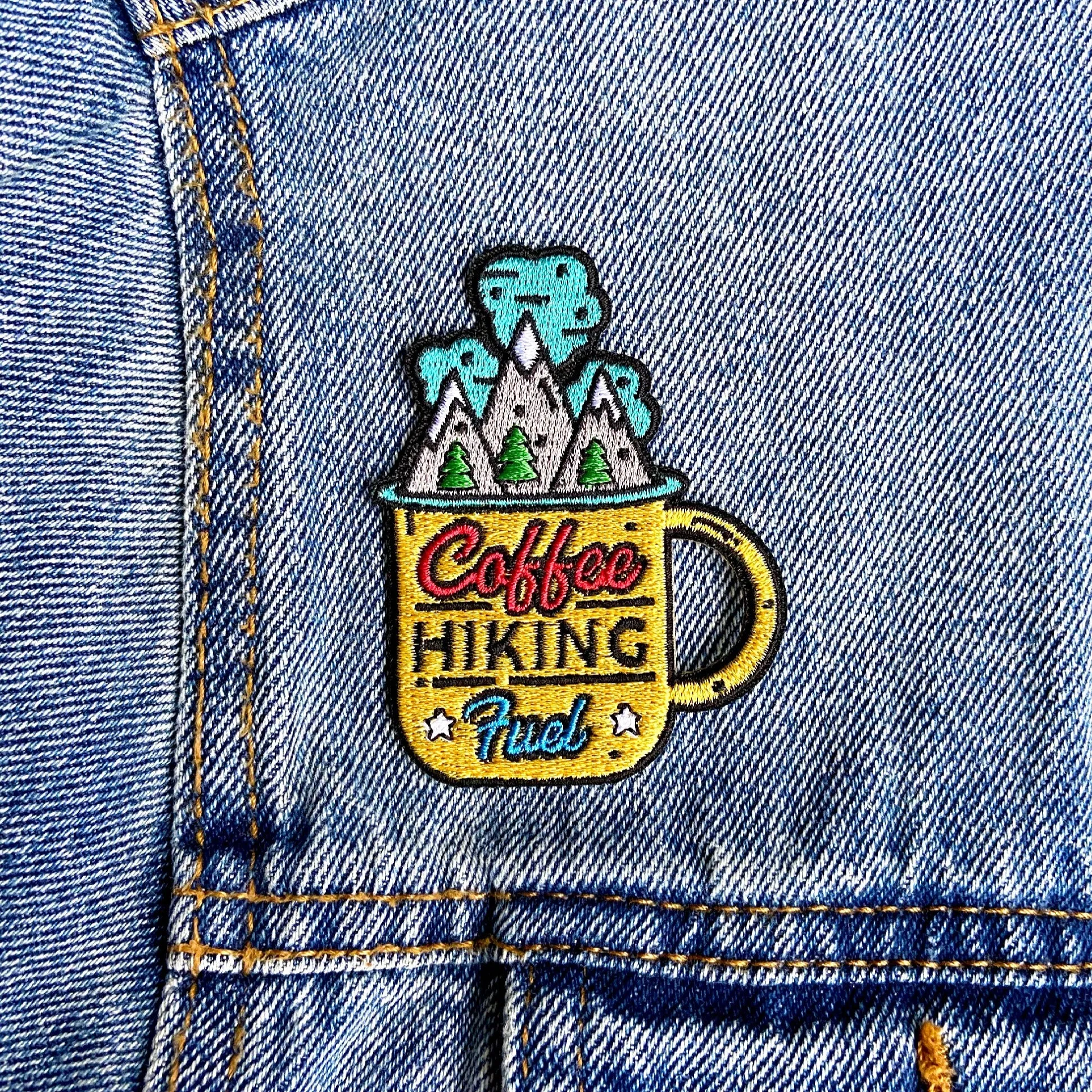 Coffee Hiking Fuel Iron-on Patch