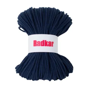 Dark blue 850 Braided cotton cord 5mm