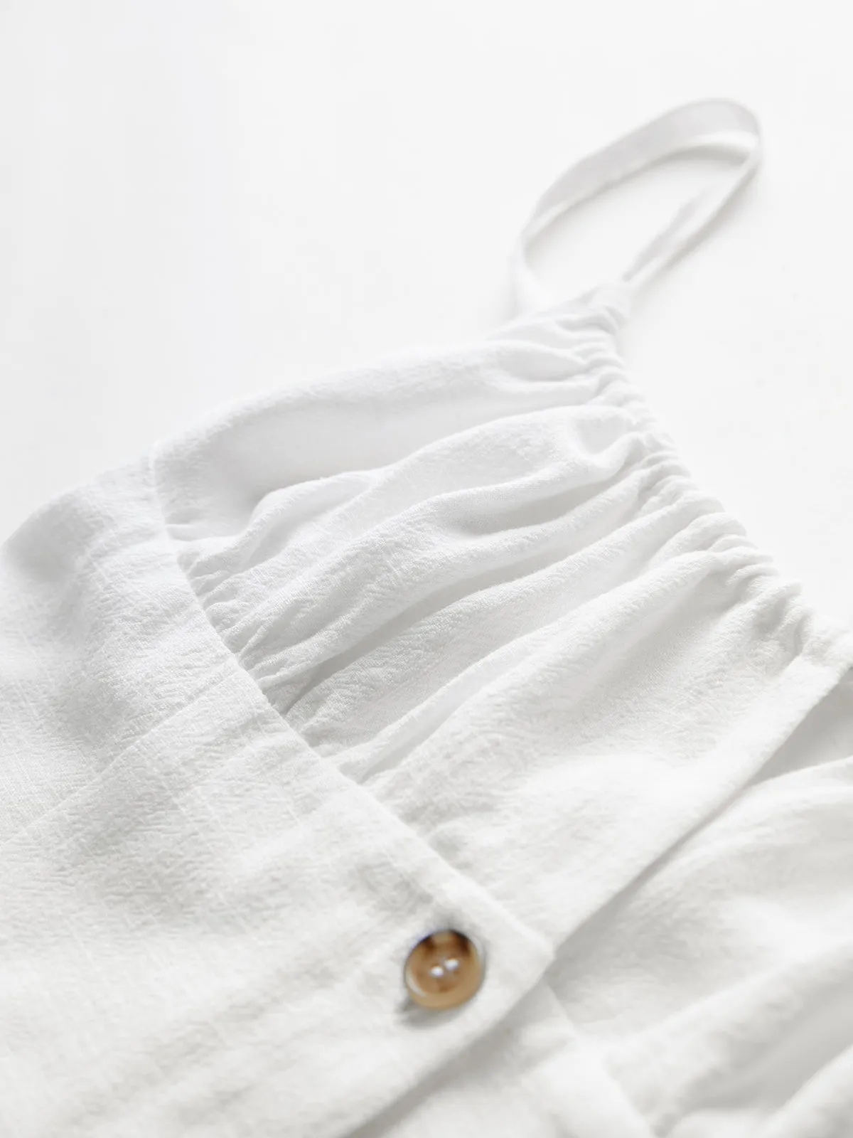 Darling Linen Graceful Plain Mini Dress