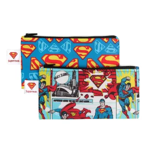 DC Comics Reusable Snack Bag, 2 Pack, Small
