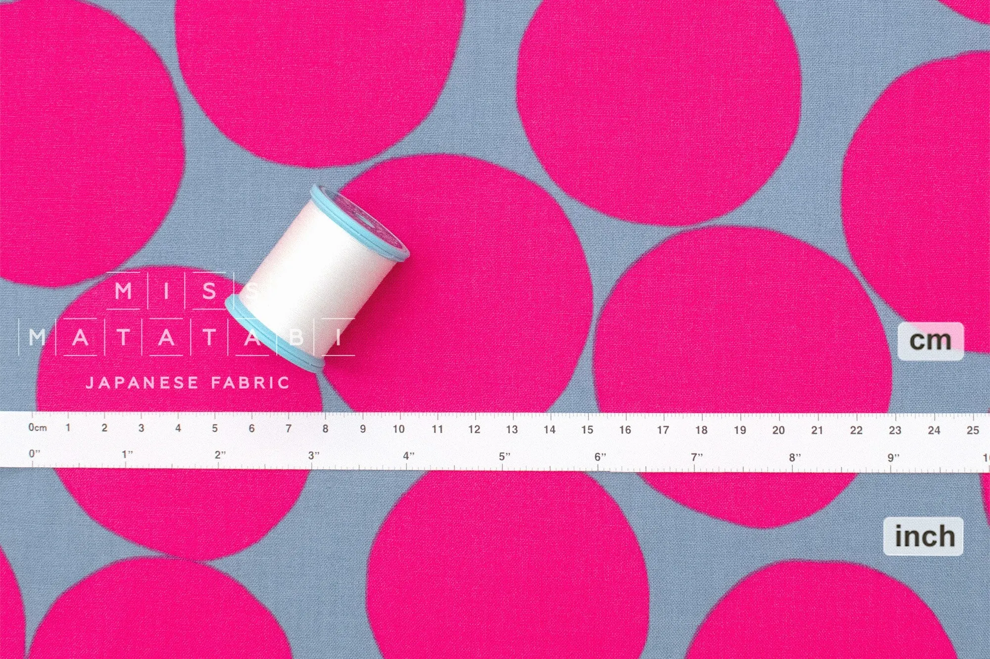 DEADSTOCK Big Dots - pink