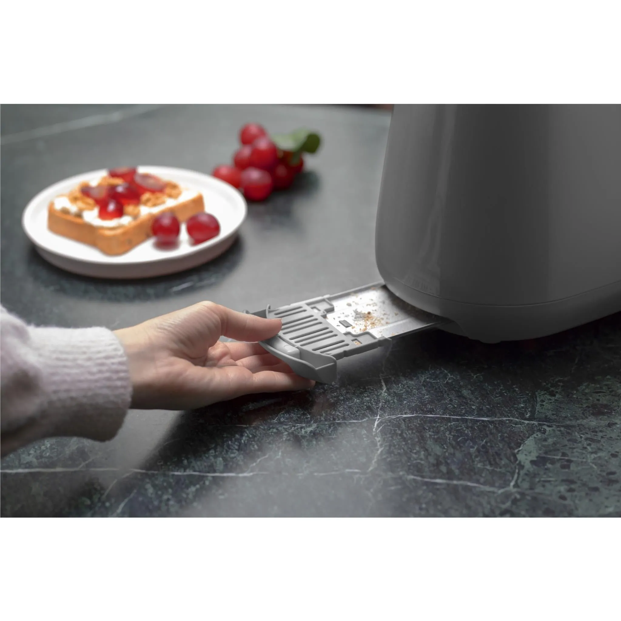 De'Longhi Eclettica 2 Slice Toaster (Graceful Grey)